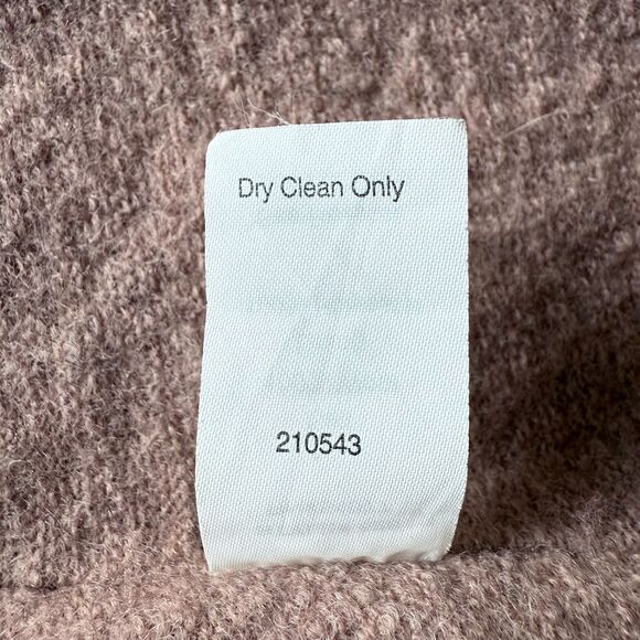 CAbi Rosewater Boiled Wool Valentina Open Front Blazer Jacket in Blush Pink M - Picture 8 of 9